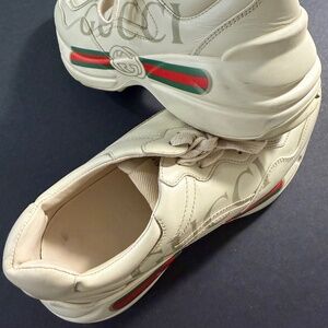 Gucci Rhyton Logo Sneakers (Women's) – Off-White / Ivory (EU 38.5)